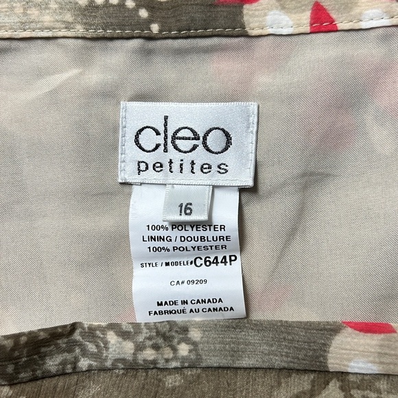 CLEO Petite | Vintage Skirt Floral Set in Pretty Green, Cream & Pink - Picture 11 of 11